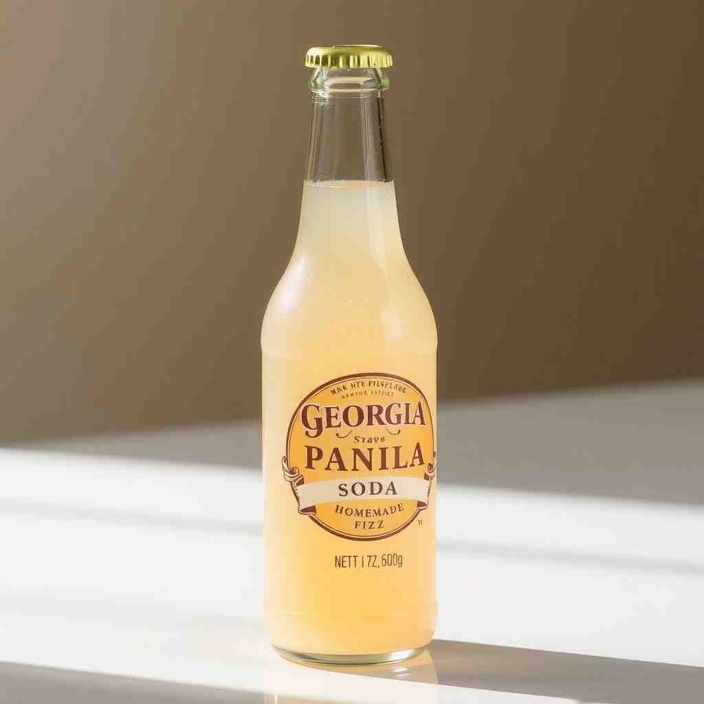 Georgia Peach Vanilla Soda - Homemade Fizz